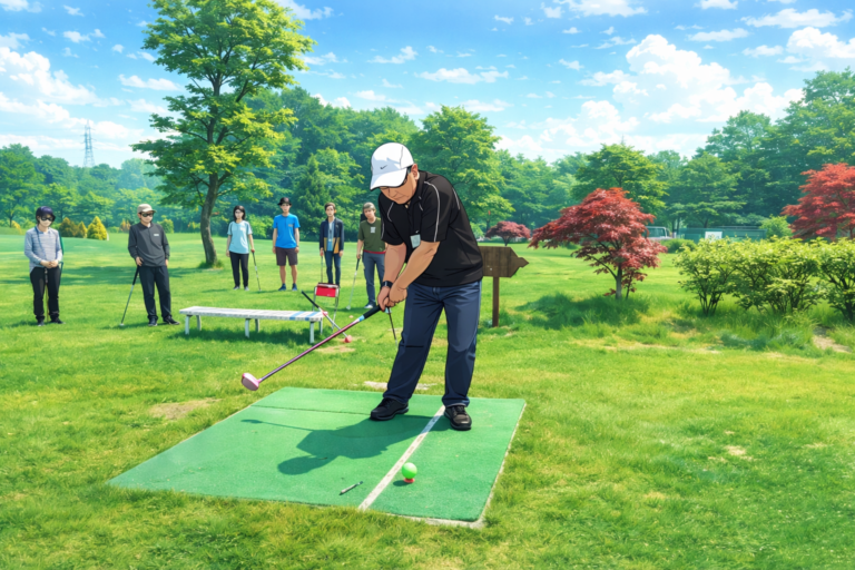 3社合同によるパークゴルフ大会をしました。