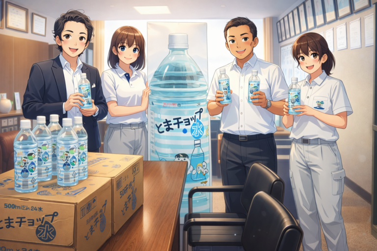 【社会貢献への取り組み】小学校へ飲料水を寄贈しました。