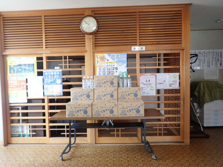 【社会貢献への取り組み】日吉町町内会へ飲料水を寄贈しました。